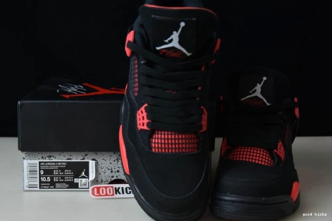 Rep Jordan Red CT8527-016 Air 4 Thunder 0804